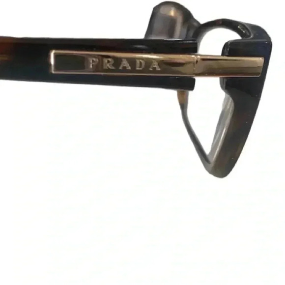 PRADA VPR05N 53*16 Women's Brown Frame Eyeglasses 2AU 135 - Picture 9 of 9